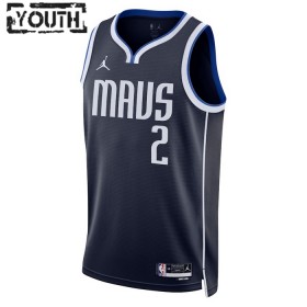 Camiseta Niños NBA Dallas Mavericks Kyrie Irving 2 2022-23 Jordan Statement Edition Navy Swingman